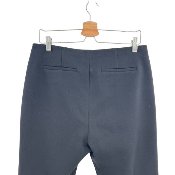 Boden Windsor Pants Trousers Ankle Embroidered Cotton Wool Blend Black Size US 8 - Picture 8 of 11